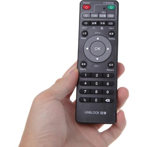 1pcs New Universal Set-Top Box Learning Remote Control For Unblock Tech Ubox Smart TV Box Gen 1/2/3 Learning Copy Infrared IR