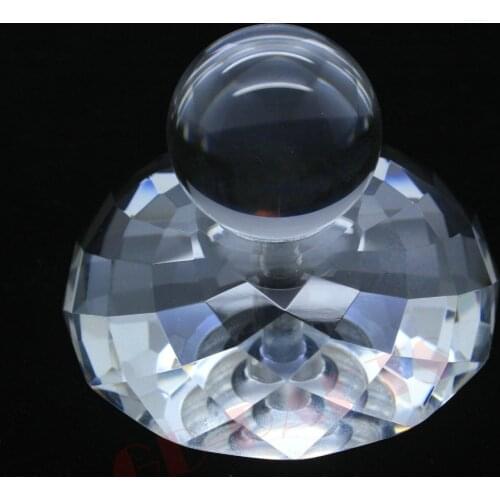 Artificial Crystal LP Turntable Vinyl Stabilizer Clamp DISC Vibration Balanced 90x62mm FREE SHIPPING