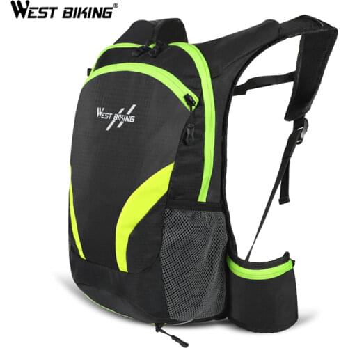 WEST BIKING Bicycle Bag 15L Breathable Waterproof Bicycle Backpack Outdoor Climbing Hiking Cycling Backpack Bicycle Accessories
