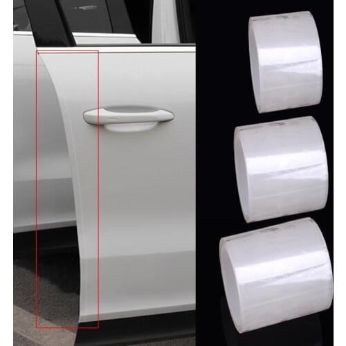 3 Roll 5cm 7cm 10cm Clear Car Door Plate Sill Scuff Cover Invisible Protector Sticker Anti Scratch Bumper Body Strip