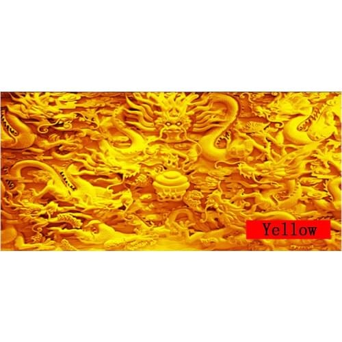 3D Background Big Chinese Dragon Cameo Print Fish Tank Background Aquarium Decoration Picture Poster With Glue On The Surface