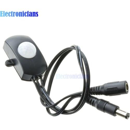 DC5-24V 5A MINI Automatic PIR Infrared Motion Sensor Detector Trigger Switch for LED Strip High Sensitivity
