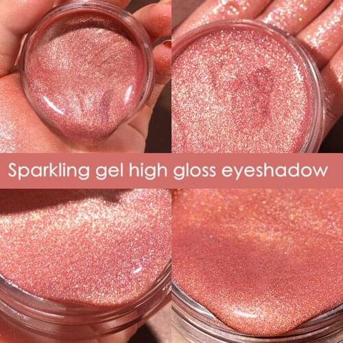 Facial Bronze Contour Highlights Body Silky Makeup Jelly Gel Highlighter Liquid Sequins Glitter Eyeshadow Palette Cosmetic Set