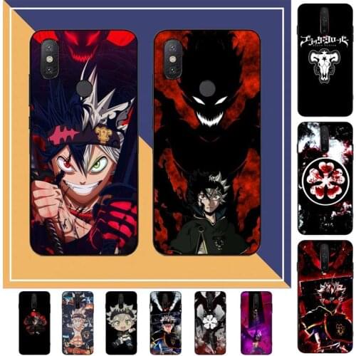 Clover Anime Asta Phone Case for Redmi Note 8 7 9 4 6 pro max T X 5A 3 10 lite pro