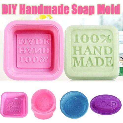 1Pc Color Randomly Pan Multifunctional Soap Molds Making Supplies Silicone Mold Circle Baking Soap Making Diy Handmade Soap Mold