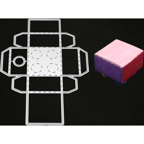 Metal Cutting Dies for Scrapbooking Stencils Gift Box Scrapbook CUT DIY Paper Package Party Decoration Crafts Embossing Die Cuts