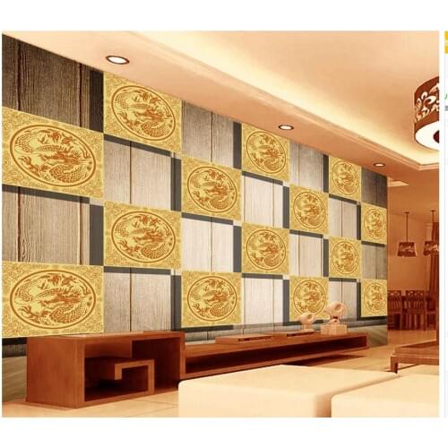 3D wooden lattice photo wallpaper for walls customized wallpaper for walls Home Decoration 3d stereoscopic wallpaper
