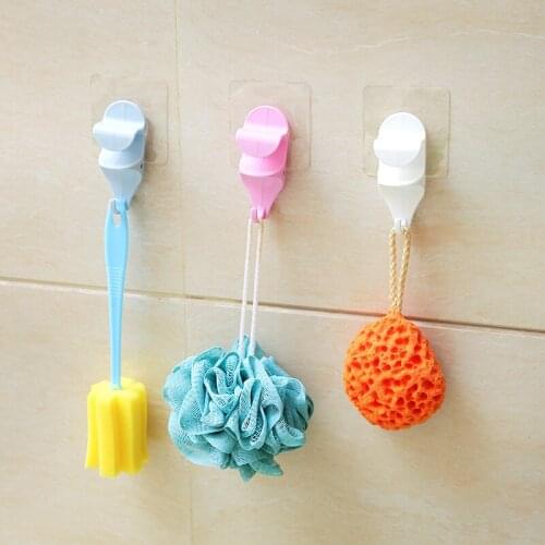 Rack Bathroom Kitchen Door Wall Suction Hook Hanging Organizer Storage Holder for Towel Basin Hanger Hook