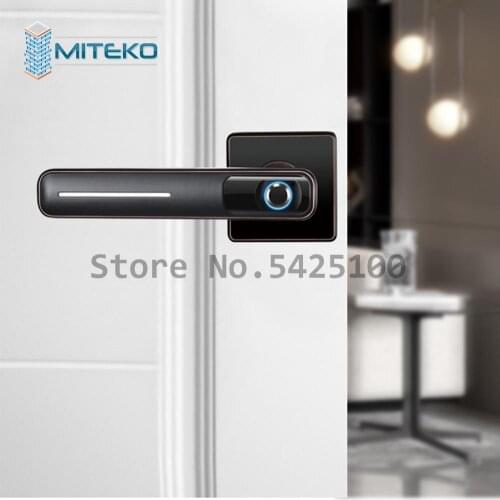New Smart Hand-held Fingerprint Lock Office Door Lock Replaces The Wooden Door of The Bedroom in The Spherical Home Room