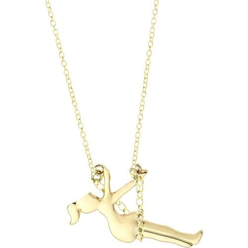 Popular in Europe and the United States, swing necklace pendant minimalist jewelry to give mom and girlfriend gifts