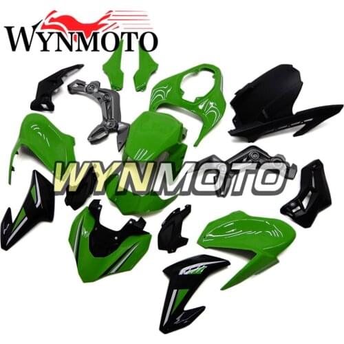 ABS Plastic Full Fairing Kit Fit For Kawasaki Z900 2017 2018 17 18 Z900 18 Injection Motorcycle Body Kits Green Black Cowlings