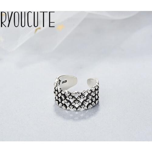 Hollow Retro Rings for Women Luxury Statement Jewelry Finger Ring Jewelry anillos