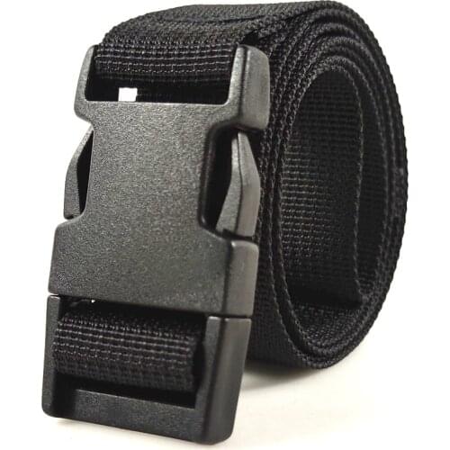 Military Men Belt Army Adjustable Outdoor Travel Tactical Waist Cheap Belts With Plastic Canvas Webbing Length 100/110/120cm