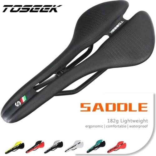TOSEEK Saddle Bicycle Saddle Mountain Bike Saddle Bicycle Seat Mtb 185g Mtb saddle 7*7 Rail Seat for bicycle accessories