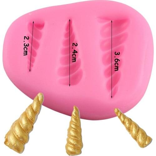 DIY Unicornio Cake Silicone Mold Baby Party Birthday Cake Decorating Fondant Molds Candy Chocolate Gumpaste Mould Kitchen Baking