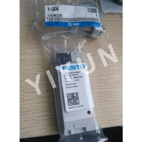 VUVG-LK14-B52-T-G18-1H2L-W1-S 589288 VUVG-LK14-M52-AT-G18-1H2L-S 8042563 VUVG-L18-T32C-MZT-G14-1P3 574434 FESTO Solenoid valve