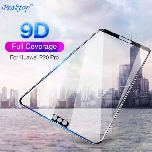 9D Curved Edge Protective Tempered Glass for Huawei P20pro P30 lite Nova 4 3i Glass for Honor View 20 20i 9i 9 Screen Protector