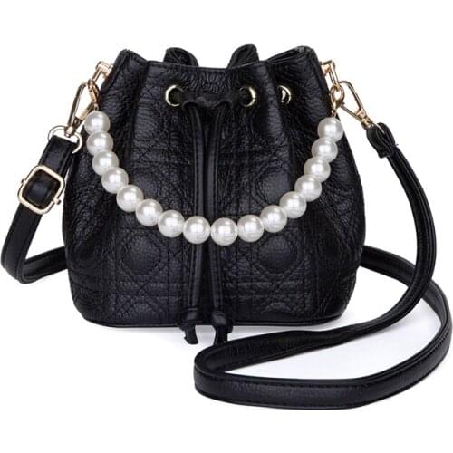 100% Genuine Leather Women Handbags buckets bag Fashion Luxury Brand Shoulder Bag High Quality Soft Cowhide Female Messenger Bag