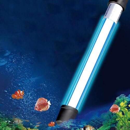 1PC 5/7/9/11/13W Aquarium Submersible UV Light Fish Tank Underwater Purifier Lamp Aquaticanimal Supplies Accessories