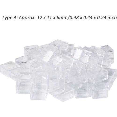 50Pcs Pigment Pans Half Watercolor Trays Empty Plastic Paint Grids Small Dyestuff Palette DIY Watercolor Oils Painting Palettes