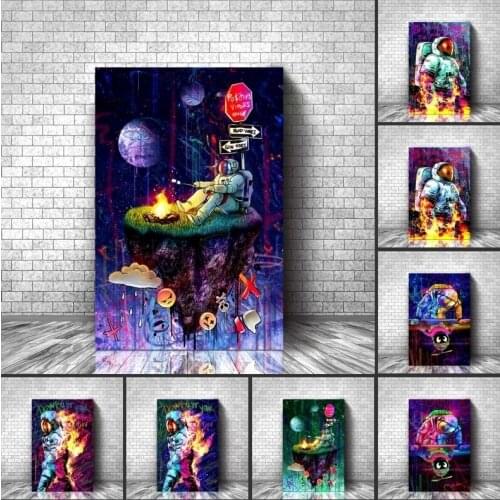 5D Diamond Painting Astronaut Space Dreaming Star Spacecraft Full Drill Cross Stitch Kits Mosaic Embroidery Living Room Decor