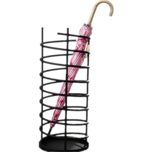 Home Umbrella Stand Iron Creative Family Hotel Lobby Commercial Umbrella Stand Simple Bucket Storage WF6151350