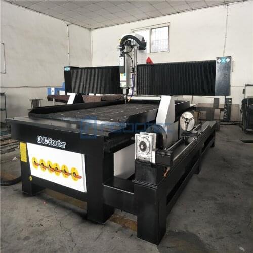 High Quality 3D CNC Router 1325 4 Axis ATC CNC Milling Machine 220V Wood Panel Furniture CNC Cutting Machine With Servo Motor