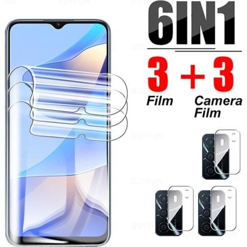 3Pcs Full cover Hydrogel Soft Film For OPPO A16 A15 s A15s Screen Protector protective HD On the for opo a 16 a 15 15s a a15 s