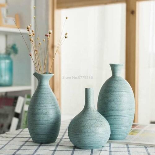 Ceramic Vases Modern Home Decor Handmade Flower Vase for Dining Table Office Wedding Living Room Accessories Pottery Vase Filler