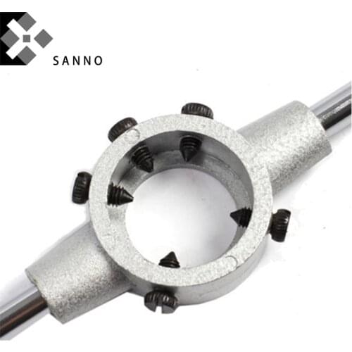 Round die stocks M27-M36 / M28-M32 / M30-M36 / M39-M42 / M45-M52 / M56-M60 hand taps thread die holder wrench tap