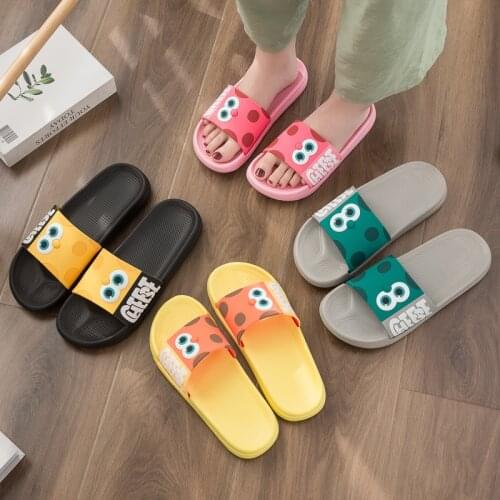 Slippers Summer Womens Slippers Mute Home Home Bath Bathroom Non-Slip Indoor Couple Home Ins Stylish Mens Slippers Indoor
