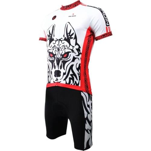 Summer 3D Wolf bike jerseys for men short sleeve mountain bike clothes personalised