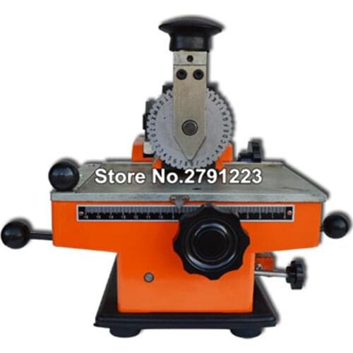 New Arrival High Quality Embosser Machine Without Letter Wheel Semi-Automatic Sheet Embosser
