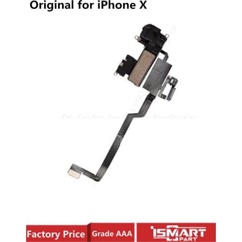 Original for iPhone X Earpiece Ear Speaker with Light Proximity Sensor Flex Cable Replacement Parts