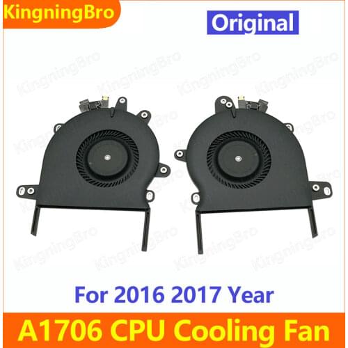 Left + Right Original Laptops Fan CPU Cooler For Macbook Pro 13" A1706 Cooling Fan 2016 2017 Years