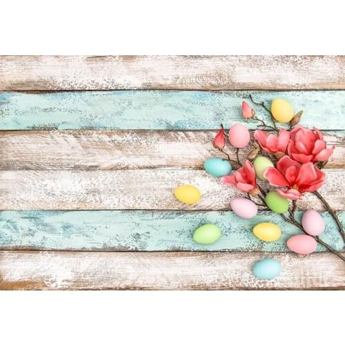 Easter day backdrops wood backgrounds digital print vinyl fotografia baby photography backdrop for photo studio props lv-1487