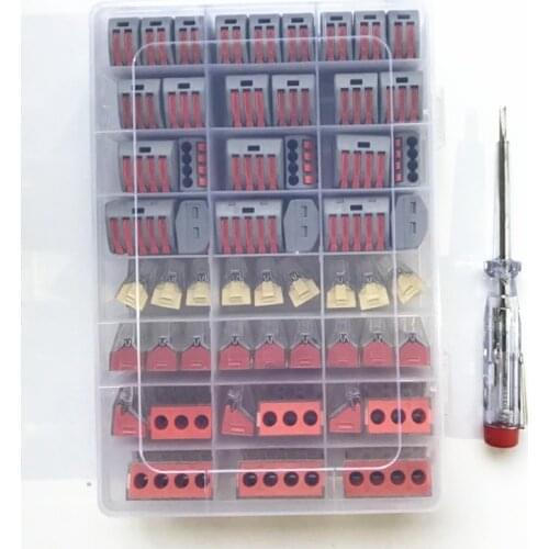 PCT-212 213 214 Universal Wire Connector Fast Joint Terminals 2/3/4/5 Hole Deconcentrator Trailing Frog