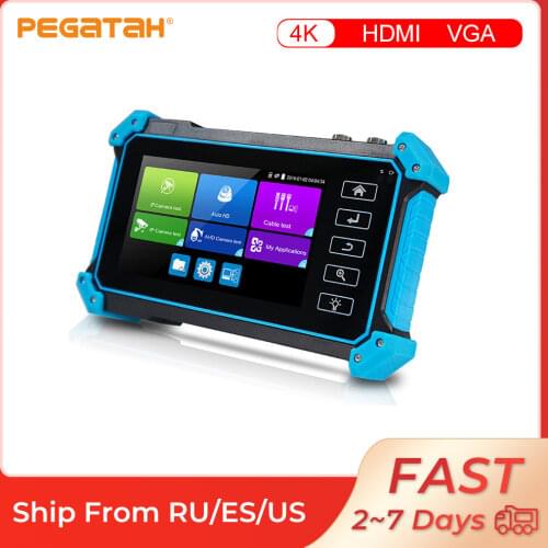 Pegatah 8MP 4K monitor HDMI VGA input CCTV tester cctv monitor for camera Ip camera tester IPC tester poe testers CCTV camera