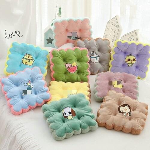 Plush Animal Pillow Chair Cushion Cartoon Pillow Non-slip Butt Cushion Office Sedentary Cushion Home decoration