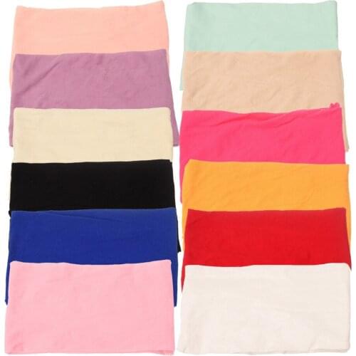 6PCS 5inch Nylon Headband Hair Accessories for girls Strong Stretchedable Elastic Headband for turban headbands Wide Hairband