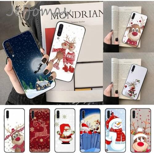 Christmas New Year gifts elk snow Phone Case For Samsung Galaxy J2 J4 J5 J6 J7 J8 2016 2017 2018 Prime Pro plus Neo duo