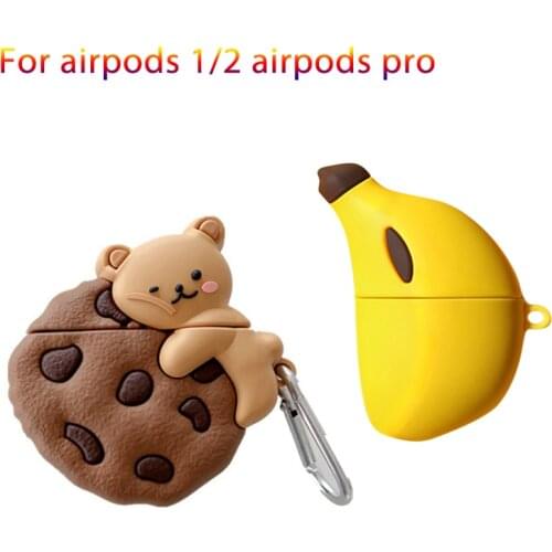 Silicone Cover For Airpods 2/1 Earphone Coque Soft Protector Fundas Airpods Pro Case Air Pods Covers Earpods Apple Airpod Case