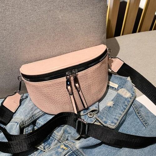 Fashion Soft Leather Shoulder Bags for Women 2021 New Luxury Saddle Womens Chest Bag Crossbody Female Chain Handbag Belt Purse