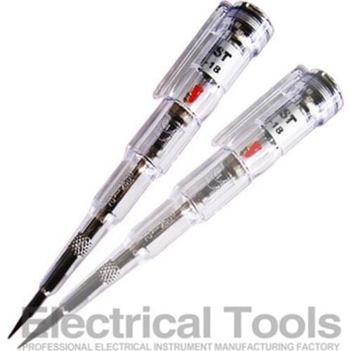 Waterproof Induced Electric Tester Pen Screwdriver Probe Light Voltage Tester Detector AC/DC 70-250V Test Pen Pencil Voltmeter