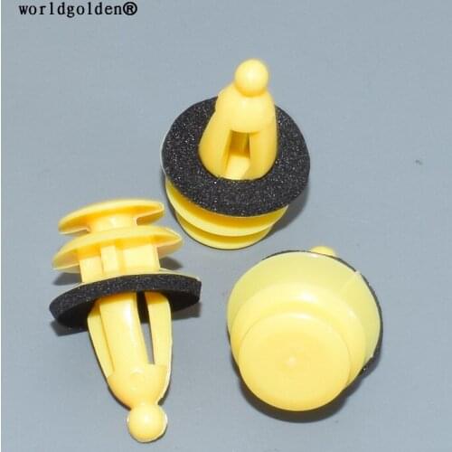 Worldgolden 100pcs plastic clip Trim Panel Retainer for GM 22600612 22651066
