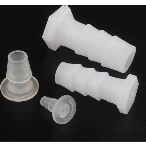 100pcs 2.4~6.4mm 8~12mm Hose Plug Aquarium Fish Tank Air Pump Adapter Micro Irrigation Pagoda Tube End Cap Water Pipe Connectors