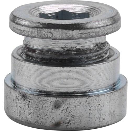 Iron M18X1.5 O2 Oxygen Sensor Stepped Mounting Bung Plugs Oxygen Sensor Fittings Weld Bung