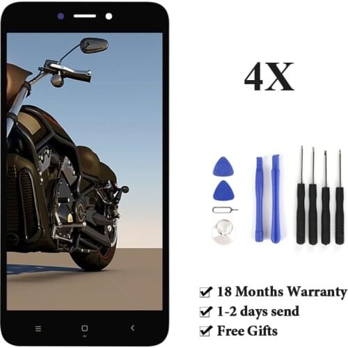 Alibaba For Redmi 4X lcd display OEM no dead pixel for mobile phone lcd screen replacement assembly black white gold