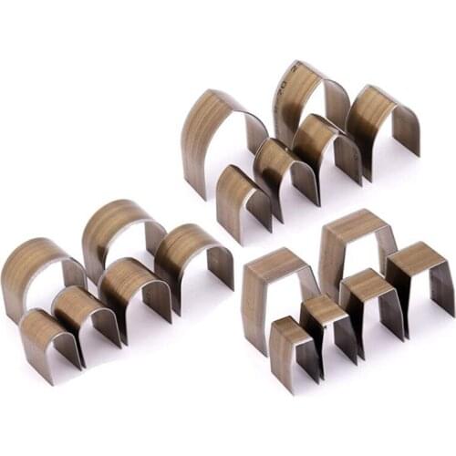 18 Pieces Leather Tool D Shape Punching Punching Punching Cutting Craft Tool Punch Set, Punch Punching