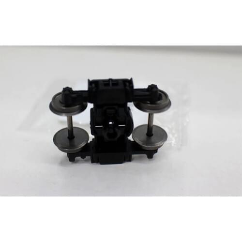 2Pcs/lot 1:87 HO Scale Model Train Wheel Rack Freight Bogie Locomotive Sand Table Scenery Railway Universal Track Accessories